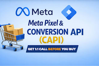 set up meta pixel and facebook conversion API with server side tracking
