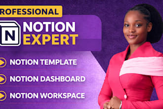 do custom notion template notion expert notion dashboard notion workspace setup