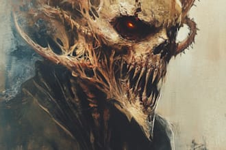 do horror character design