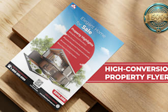 design real estate flyer and social media posts