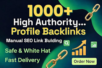 build manual profile backlinks for your google ranking