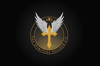 design fighting god supporting addicts logo