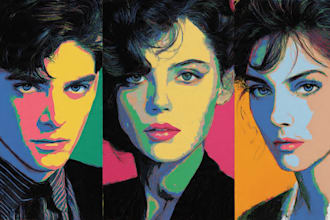 convert your photo into patrick nagel art