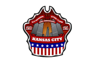 design firefighter event shield logo
