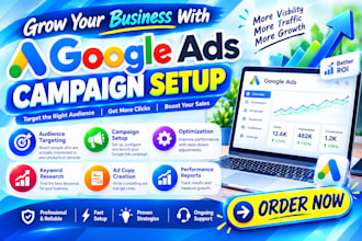 be your google ads PPC expert and facebook ads manager
