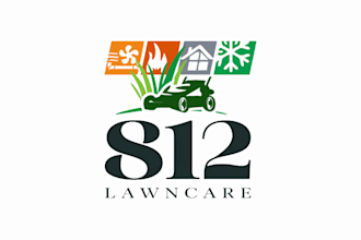 design a modern lawn care logo for your business