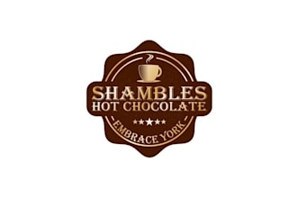 design professional hot chocolate shop logo