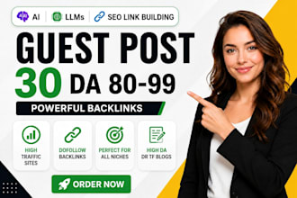 publish da 90 guest posts for llms, brand mentions ai SEO