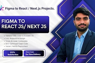 convert figma to react js next js website using tailwind CSS