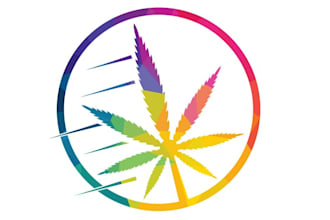 create vibrant cannabis farm and dispensary logo design
