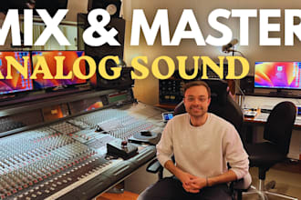 mix and master your hip hop, rnb, pop songs with analog gear