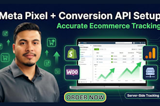 setup meta facebook pixel and conversion API for ecommerce tracking