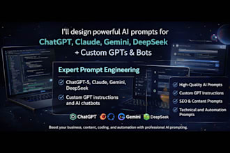 do prompt engineering for chatgpt claude gemini deepseek ai bots