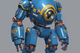 high quality robot, mecha concepts