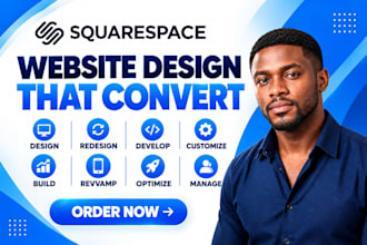 fix, optimize or redesign squarespace website for conversions