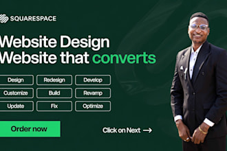 fix, optimize or redesign squarespace website for conversions