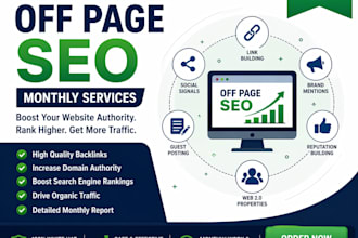 build authority backlinks for powerful off page SEO ranking