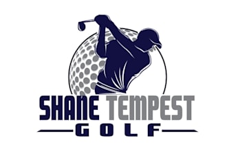 create simple logo for a young professional golf coach
