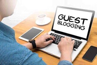write and publish guest posts on my da 40