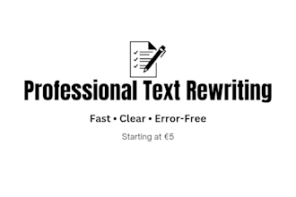 rewrite paraphrase or improve your text professionally