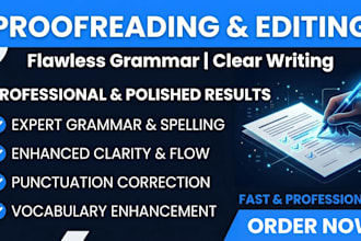 proofread your articles, blogs, and documents professionally