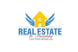 design sustainability logo for real estate to freedom