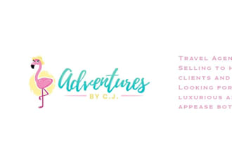 design travel, hotel, resort, adventure, photography logo