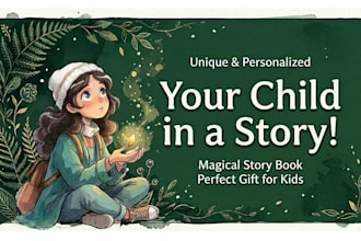 create personalized children books with custom illustrations