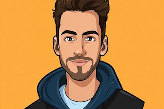 draw an awesome cartoon style portrait