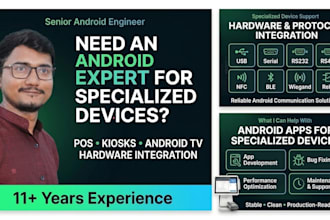 develop custom android apps for pos kiosks and specialized devices