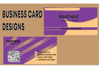 create professtional bussiness card,company profile