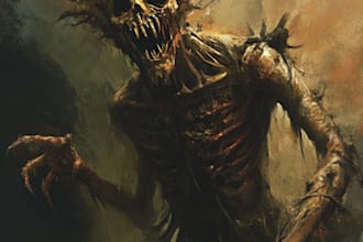 do horror character design