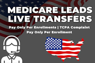 generate medicare leads live transfers for agents and insurance agencies