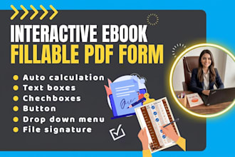 create fillable PDF from and PDF design