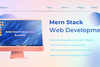 build a full stack website using  react, node, and mongodb
