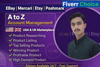 be your ebay etsy mercari poshmark 2 step VA tep VA