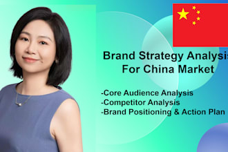 create a marketing strategy and action plan for china market