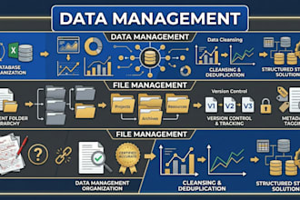 do data entry, typing, efficient file management