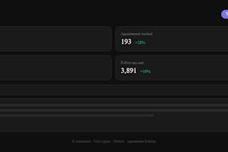 build an ai voice agent, whatsapp chatbot, and appointment booking automa