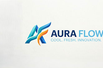 design a modern and professional air conditioning brand logo