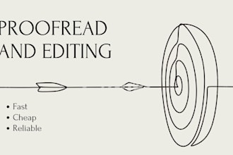 proofread and edit your works