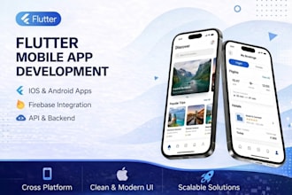 be your expert flutter developer for ios and android apps