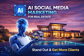 manage real estate social media marketing with ai