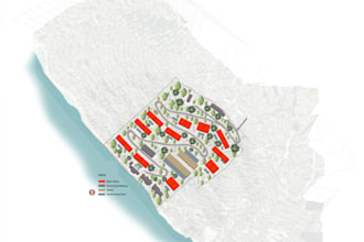 render site plan, site analysis, master plan