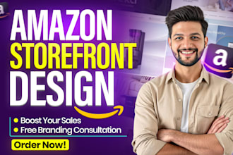 develop amazon brand store and storefront design for you