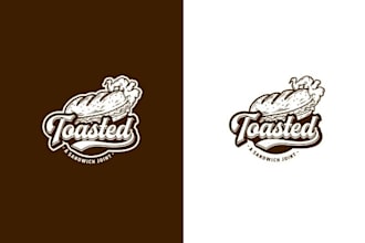 design food restaurant sandwich bakery cafe bread food logo
