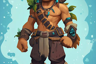 draw 2d game character or 2d game character