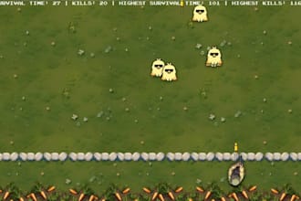 make 2d games with javascript, html and css