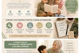 write psychology based parenting, children, and mindfulness content