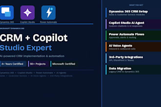 implement microsoft dynamics 365 CRM with copilot studio ai automation